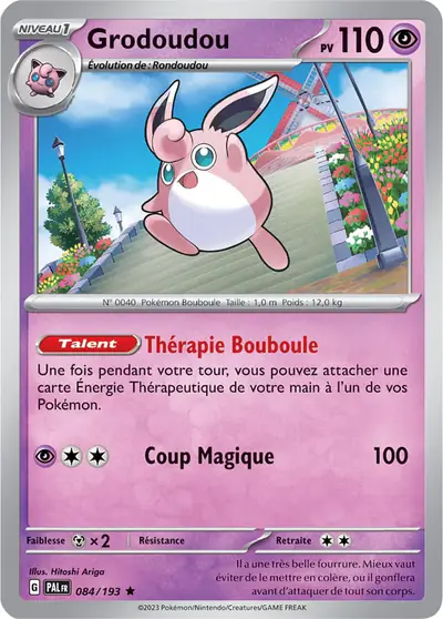 Image de la carte Pokemon Grodoudou 084/193