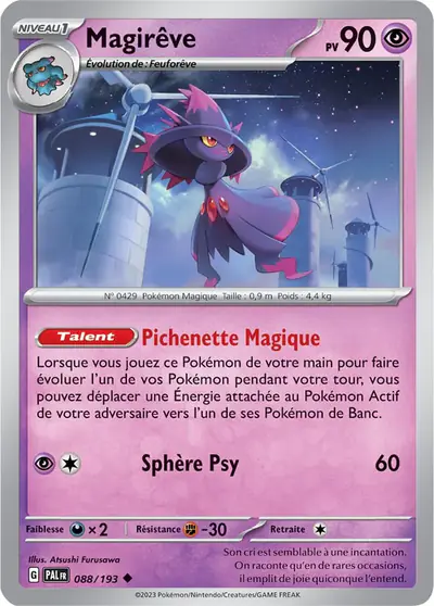 Image de la carte Pokemon Magirêve 088/193