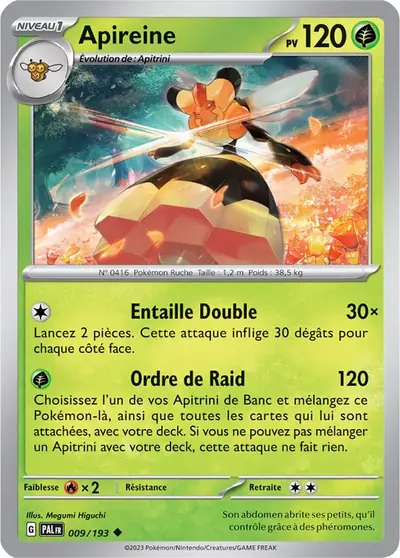 Image de la carte Pokemon Apireine 009/193