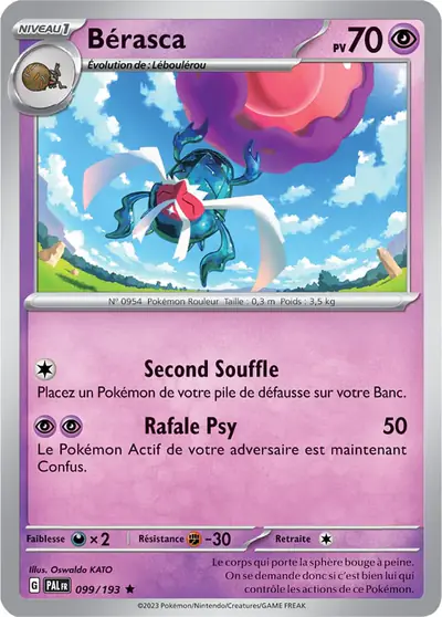 Image de la carte Pokemon Bérasca 099/193