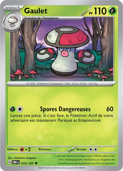 Image de la carte Pokemon Gaulet 010/197