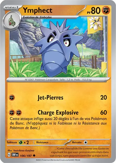 Image de la carte Pokemon Ymphect 106/197