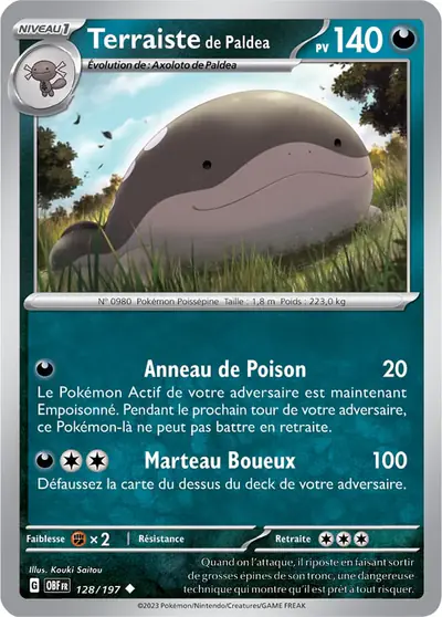 Image de la carte Pokemon Terraiste de Paldea 128/197