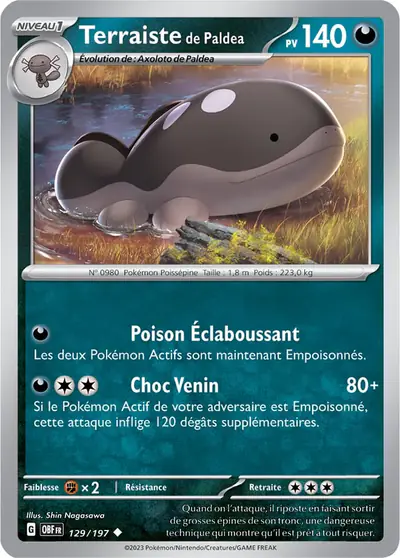 Image de la carte Pokemon Terraiste de Paldea 129/197