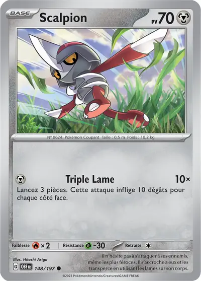 Image de la carte Pokemon Scalpion 148/197