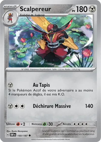 Image de la carte Pokemon Scalpereur 150/197