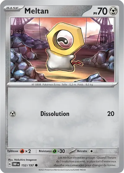 Image de la carte Pokemon Meltan 152/197
