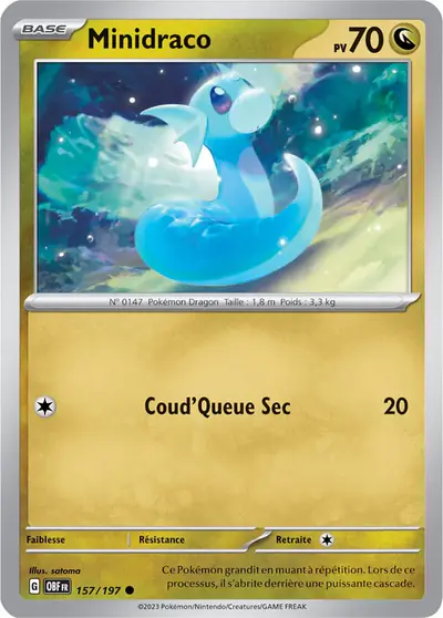 Image de la carte Pokemon Minidraco 157/197