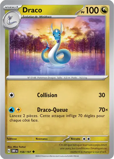 Image de la carte Pokemon Draco 158/197