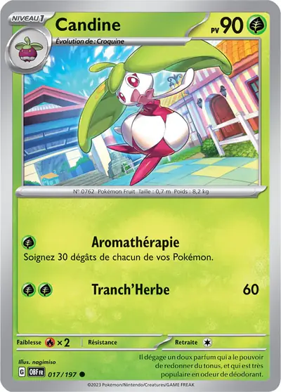 Image de la carte Pokemon Candine 017/197