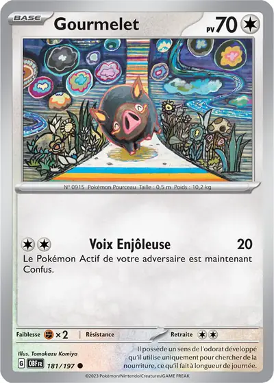 Image de la carte Pokemon Gourmelet 181/197