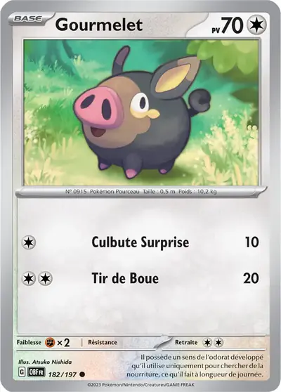 Image de la carte Pokemon Gourmelet 182/197