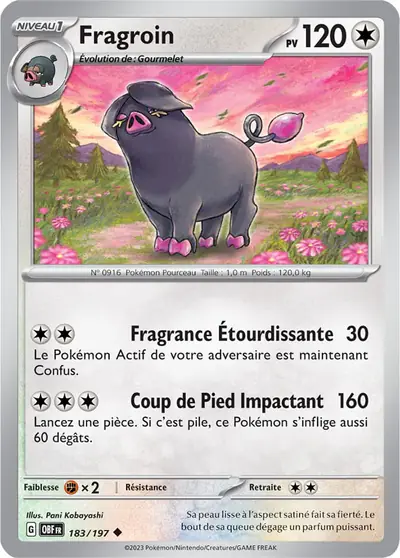 Image de la carte Pokemon Fragroin 183/197