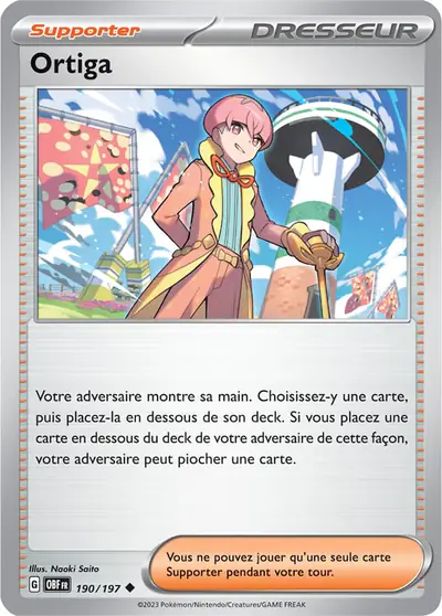 Image de la carte Pokemon Ortiga 190/197