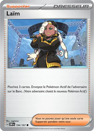 Image de la carte Pokemon Laïm 194/197