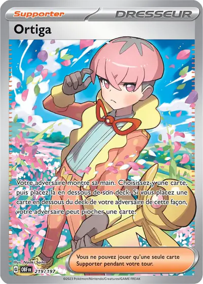 Image de la carte Pokemon Ortiga 219/197