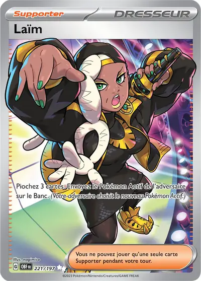 Image de la carte Pokemon Laïm 221/197