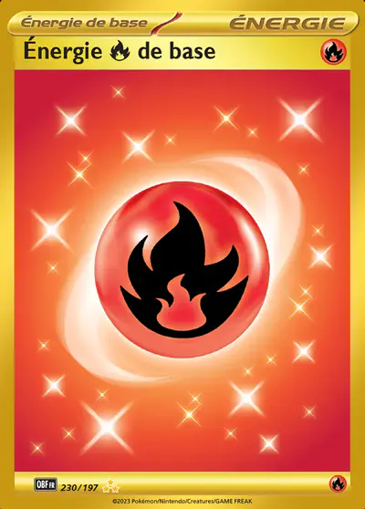 Image de la carte Pokemon Énergie {R} de base 230/197