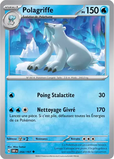Image de la carte Pokemon Polagriffe 054/197
