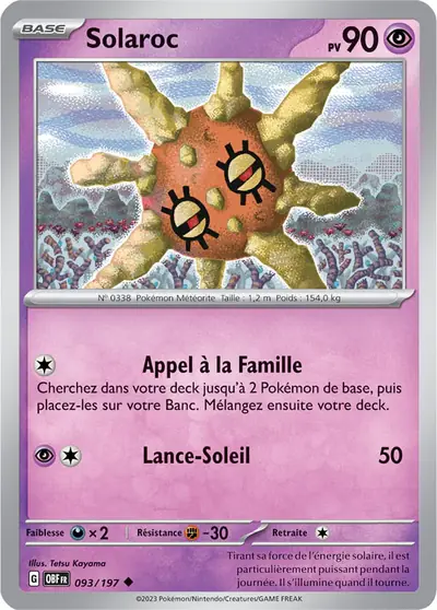 Image de la carte Pokemon Solaroc 093/197