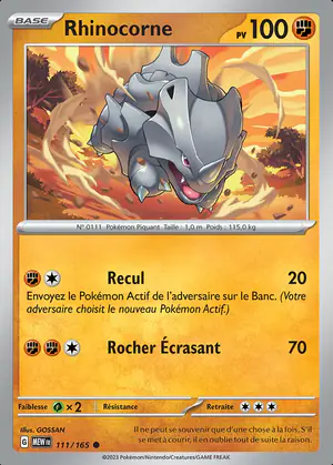 Rhinocorne 111/165