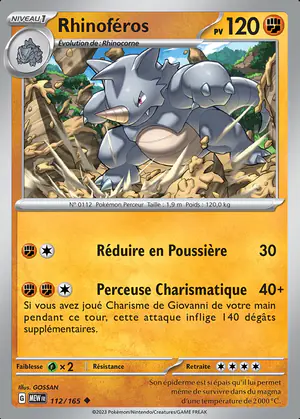 Rhinof&eacute;ros 112/165