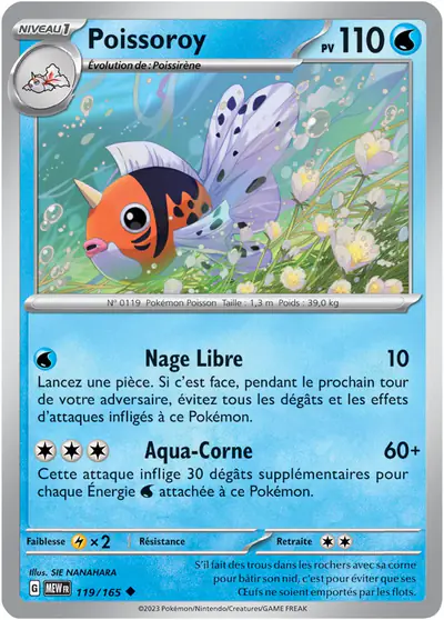 Image de la carte Pokemon Poissoroy 119/165