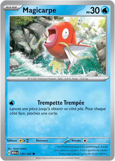 Image de la carte Pokemon Magicarpe 129/165
