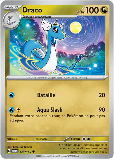 Image de la carte Pokemon Draco 148/165