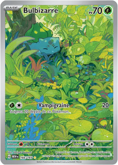 Image de la carte Pokemon Bulbizarre 166/165