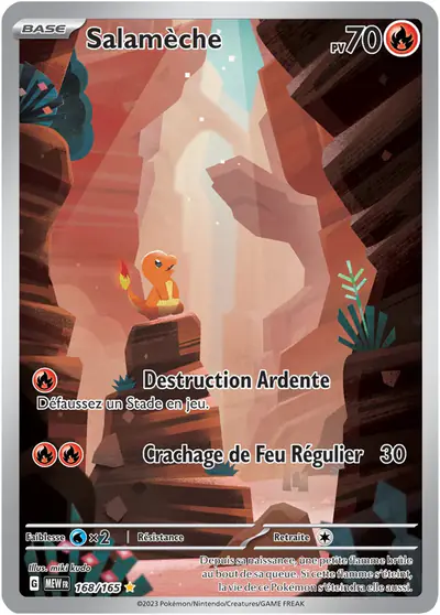 Image de la carte Pokemon Salamèche 168/165