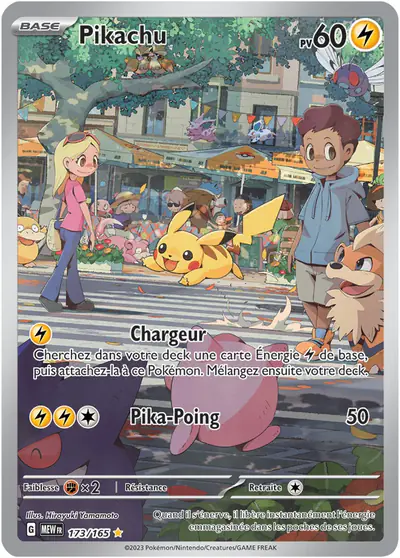 Image de la carte Pokemon Pikachu 173/165