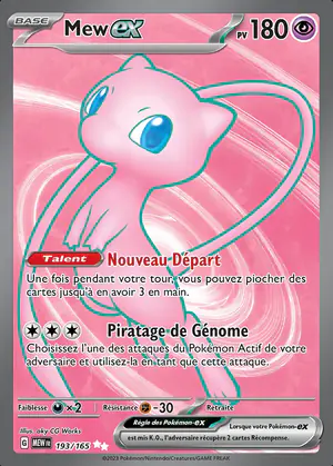 Mew ex 193/165