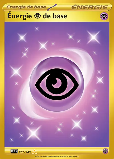 Image de la carte Pokemon Énergie {P} de base 207/165
