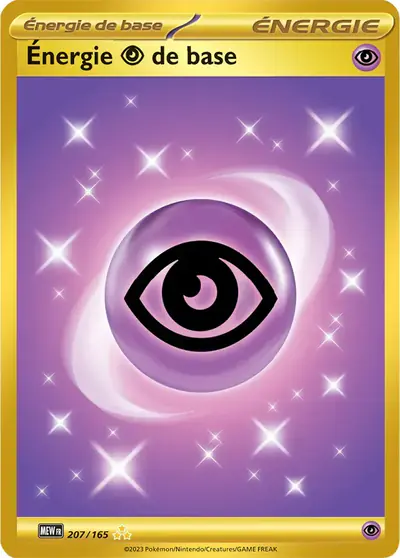 Image de la carte Pokemon Énergie Psy de base 207/165