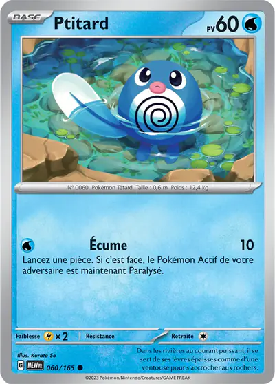 Image de la carte Pokemon Ptitard 060/165