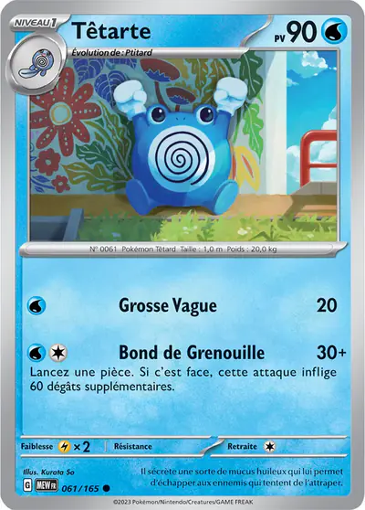 Image de la carte Pokemon Têtarte 061/165