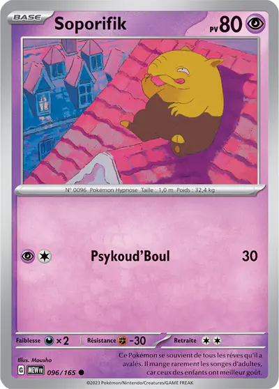 Image de la carte Pokemon Soporifik 096/165