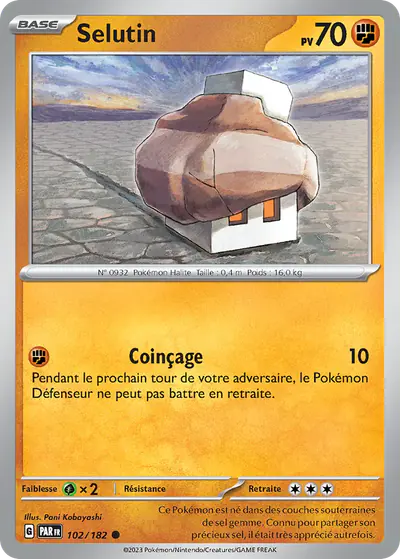Image de la carte Pokemon Selutin 102/182