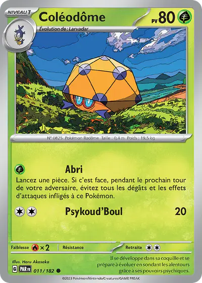 Image de la carte Pokemon Coléodôme 011/182
