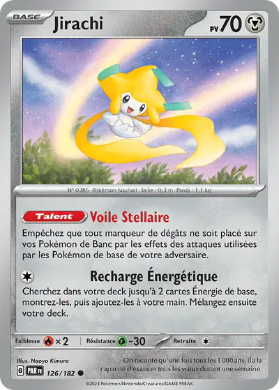 Image de la carte Pokemon Jirachi 126/182