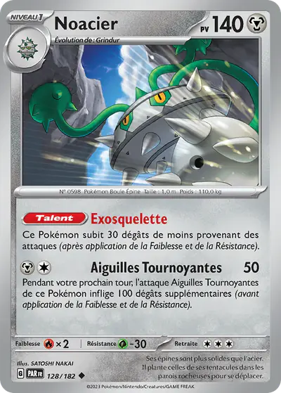 Image de la carte Pokemon Noacier 128/182