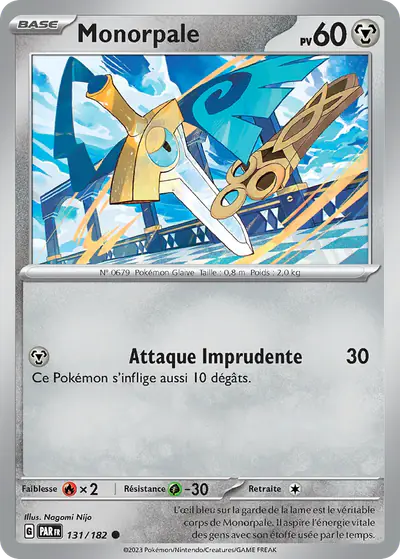 Image de la carte Pokemon Monorpale 131/182