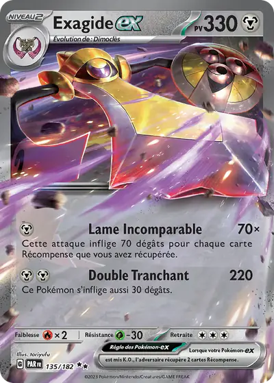 Image de la carte Pokemon Exagide ex 135/182