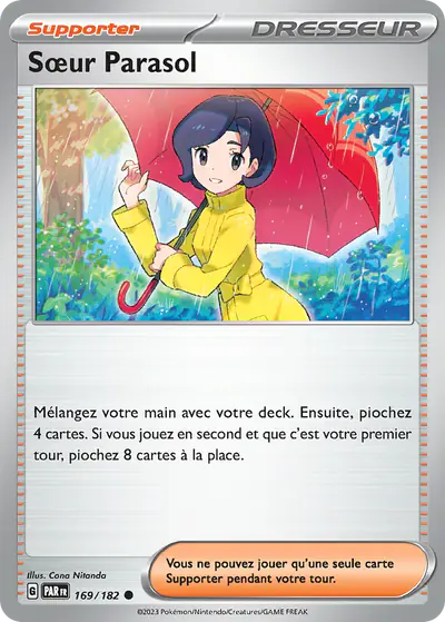 Image de la carte Pokemon Sœur Parasol 169/182