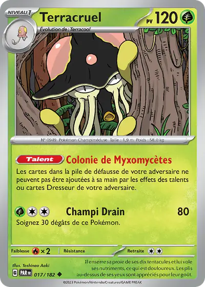 Image de la carte Pokemon Terracruel 017/182