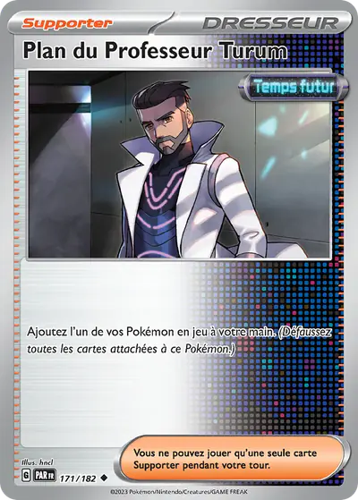 Image de la carte Pokemon Plan du Professeur Turum 171/182