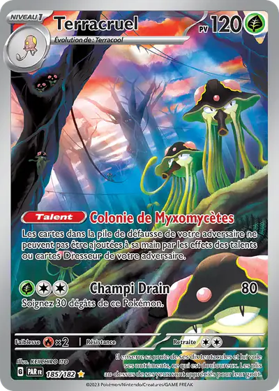 Image de la carte Pokemon Terracruel 185/182