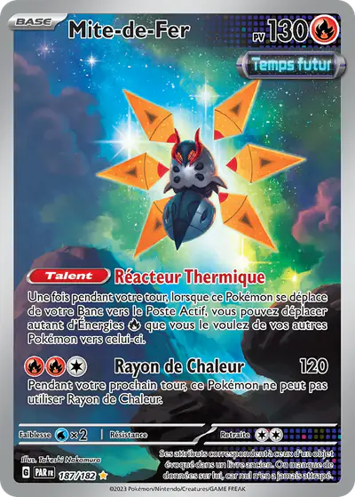Image de la carte Pokemon Mite-de-Fer 187/182