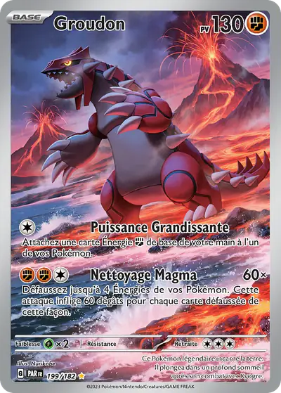 Image de la carte Pokemon Groudon 199/182